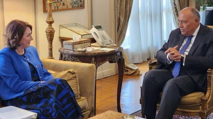 Egypt's FM stresses keenness on supporting UNRWA's key role