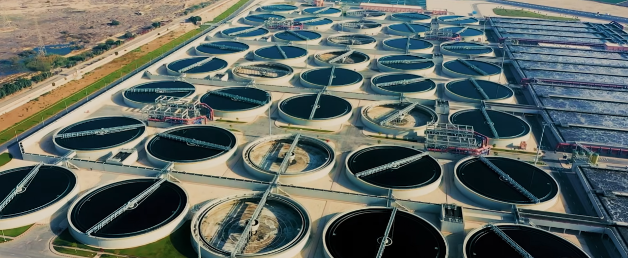 Scene from the documentary covering wastewater treatment and water reuse in Egypt