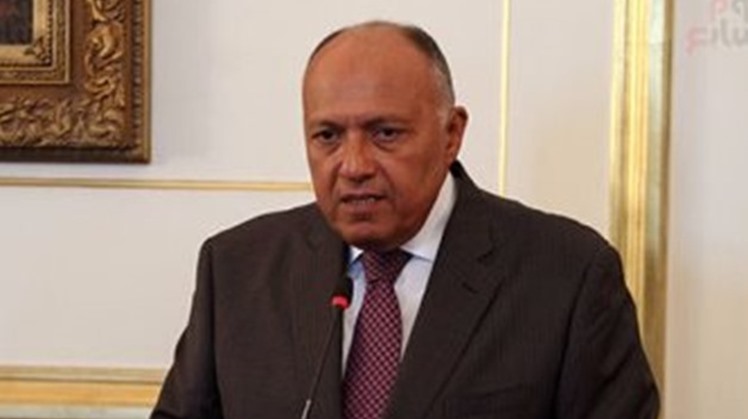File – Egyptian Minister of Foreign Affairs Sameh Shoukry
