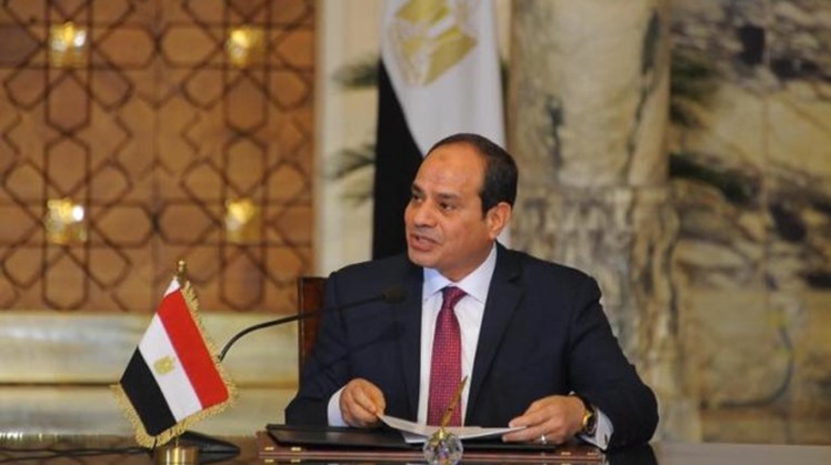 Egypt's President Abdel Fattah El Sisi arrived Tuesday morning to attend the inauguration ceremony of the industrial city in El Roubiki.