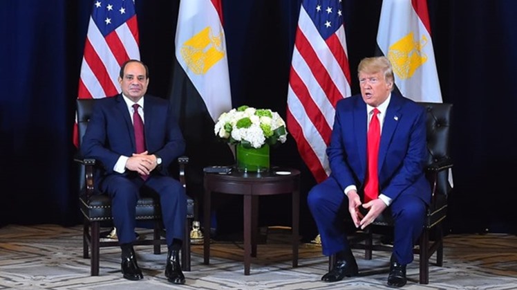 Egypt's President Abdel Fattah El Sisi offered his condolences to US counterpart Donald Trump after the death of his brother Robert Trump