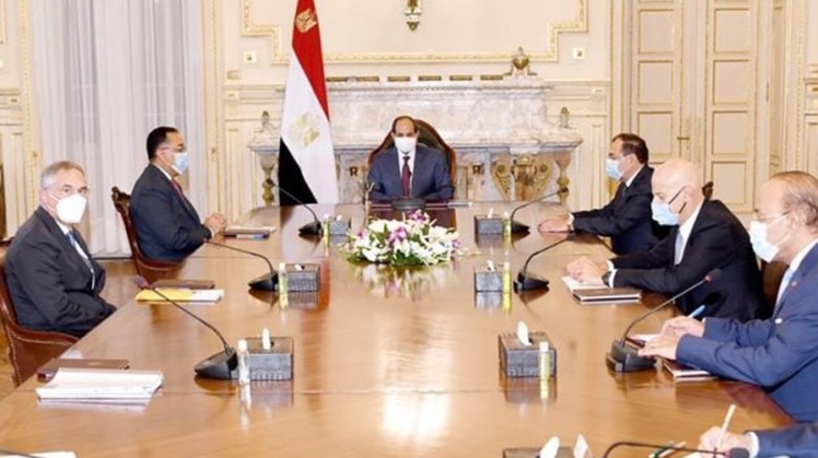 Egypt’s President Abdel Fattah El Sisi voiced his support to the expansion of investment activities of Italian multinational oil and gas company, Eni