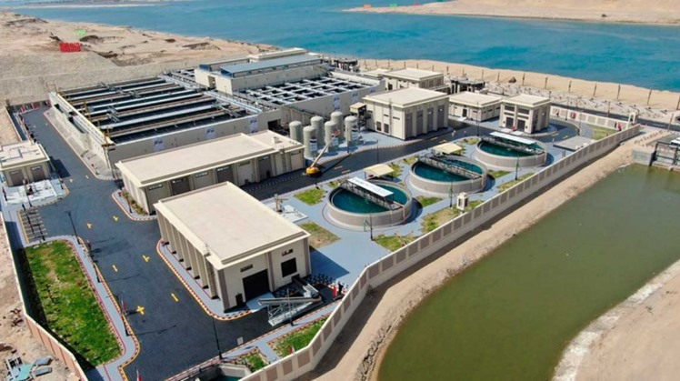  Egypt's President Abdel Fattah El Sisi announced on Saturday that the country would inaugurate the largest wastewater treatment plant in the world within eight months.