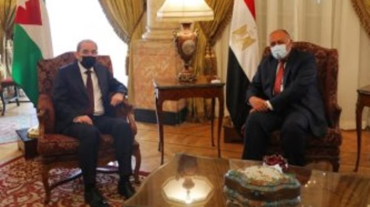 Egyptian, Jordanian foreign ministers discuss Palestinian Cause