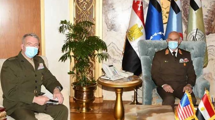 Egyptian army chief of staff, US Central Command discuss cooperation, joint exercise