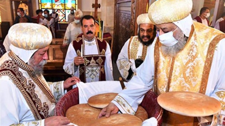 Pope Tawadros II of Alexandria and Patriarch of the See of St. Mark chaired on Sunday the Palm Sunday Mass