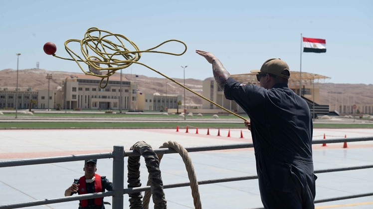 USS Monterey first US Warship to visit Egypt’s Berenice Naval Base