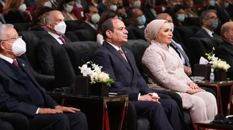 Egypt’s First Lady, President Sisi witness inauguration of World Youth Theatre in Sharm El-Sheikh
