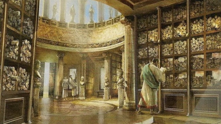 Ptolemy I Soter Inaugurates The Great Library At Alexandria High