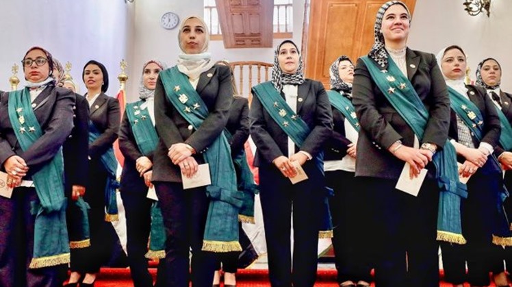 All appointed Egyptian female judges to sit on judiciary podium for 1st time March 5th