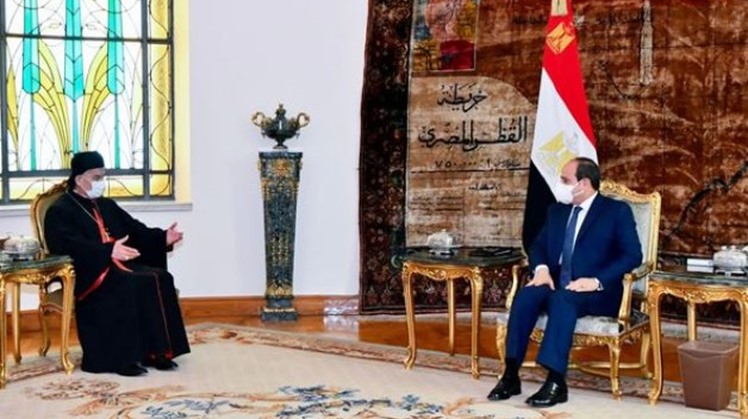 Egypt's Sisi discusses backing Lebanon's stability with Maronite Patriarch of Antioch