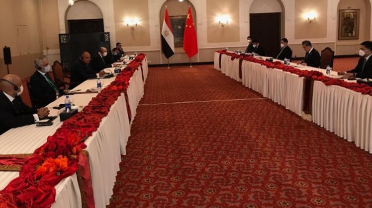 Egyptian, Chinese FMs discuss international issues of mutual concern