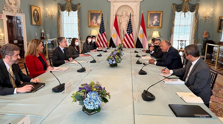 Egypt’s FM, Blinken discuss bilateral ties, regional issues in Washington