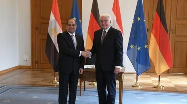 German president affirms to Sisi keenness to support Egypt’s development efforts