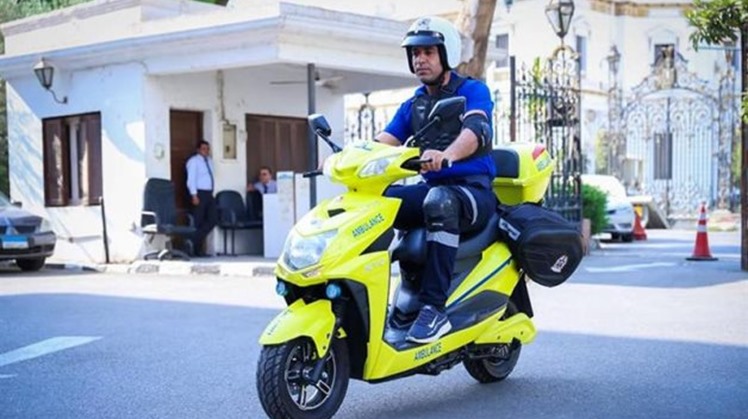 Egypt purchases 12 electric scooter ambulances to be 1st of their kind ...