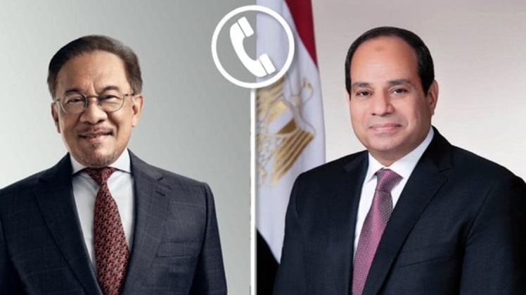President Sisi, Malaysian PM discuss ways to enhance joint cooperation