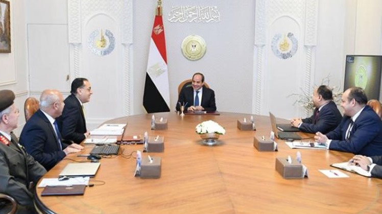 Egypt's President Sisi reviews latest development of Salloum Land Port