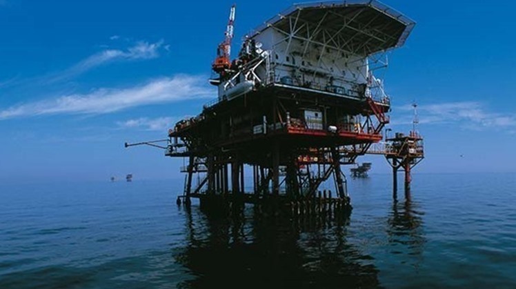 Works on Zohr gas field on the Mediterranean- Photo courtesy of Eni website

