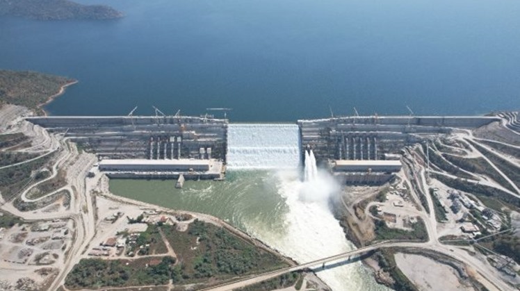 A file photo of the Grand Ethiopian Renaissance Dam (GERD) - GERD's X


