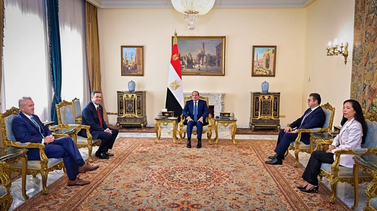 Egypt’s President El-Sisi meets CIA chief John Ratcliffe to discuss US-Egypt ties, Gaza, Iran, Sudan, Somalia and efforts to strengthen regional security.