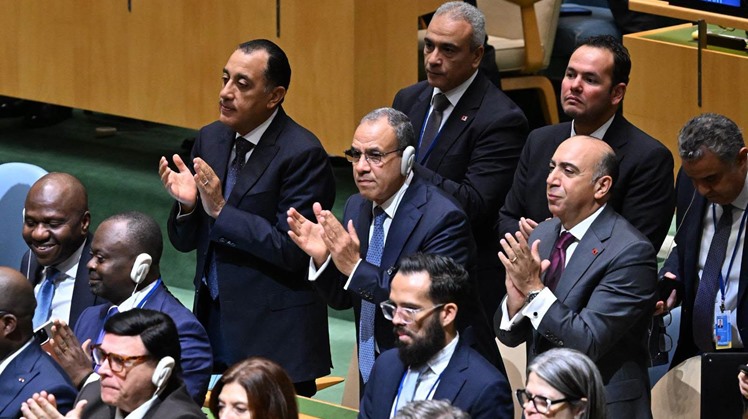 Egypt PM Mostafa Madbouly attends the UN General Assembly high-level debate in New York, leading Egypt’s delegation on behalf of President Sisi.