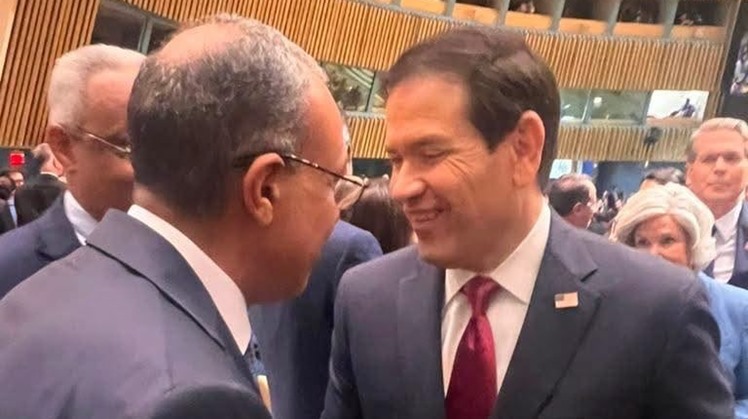 Egypt’s Badr Abdelatty meets US Secretary of State Marco Rubio in New York to discuss strategic ties and regional issues, including Sudan.