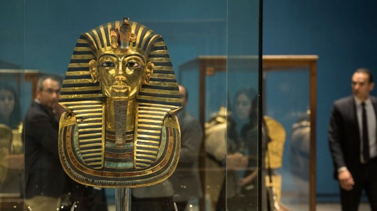 the King Tutankhamun exhibition 