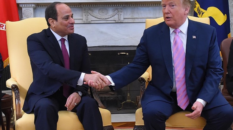“We’ve never had a better relationship, Egypt and the United States, than we do right now,” Trump said, during a joint-press conference held shortly after Sisi's arrival. 
