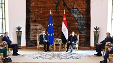 Egypt’s Sisi, European Council President urge establishing international forum to fight extremism