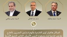 Minister of Foreign Affairs Badr Abdelatty held two separate phone calls with US Special Envoy to the Middle East Steve Witkoff and his Iranian counterpart Abbas Araghchi.