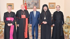 President Sisi, Foreign Minister Shoukri meet with Cardinal Leonardo Sandri – Press photo
