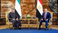  Egypt’s President Abdel Fattah El-Sisi received his counterpart from the United Arab Emirates (UAE) Sheikh Mohamed bin Zayed Al Nahyan.