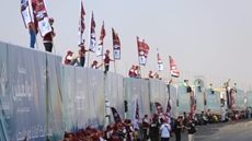 The Egyptian Red Crescent (ERC) dispatched more than 400 trucks carrying 10,000 tons of humanitarian aid to Palestinians in Gaza Strip as part of the 58th “Zad Al-Izza” convoy.
