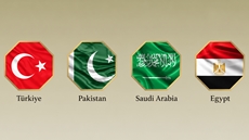 Egypt, Saudi Arabia, Pakistan and Türkiye discuss regional tensions, maritime security, Yemen, Palestine and Sudan on the sidelines of the UN General Assembly.
