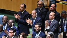 Egypt PM Mostafa Madbouly attends the UN General Assembly high-level debate in New York, leading Egypt’s delegation on behalf of President Sisi.