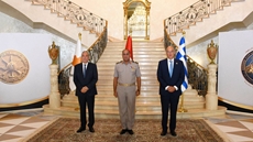 Egypt, Greece and Cyprus hold their sixth trilateral defense meeting, signing a joint statement to strengthen military cooperation and regional security.