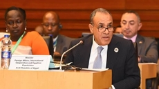 Egyptian FM Badr Abdelatty calls for US-Iran de-escalation and negotiations, saying lasting Middle East peace requires resolving the Palestinian issue.
